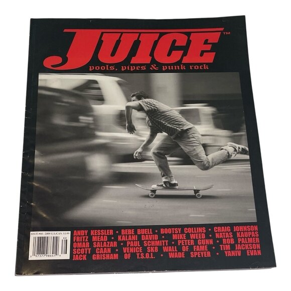 JUICE Magazine #66 2009 Andy Kessler Bebe Buell Bootsy Collins Craig Johnson - Picture 1 of 4